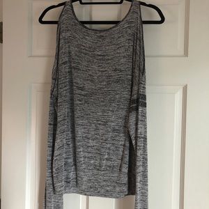 Vintage Havana Cold Shoulder Gray Long sleeve